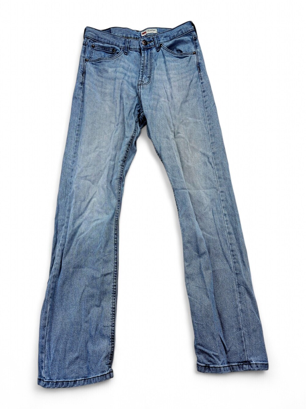 Wrangler Mens Relaxed Bootcut Jeans 30x32 Light Wash Blue Denim 112373655